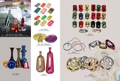 深藍納米噴鍍 金銀鉻層，一噴即成，文化用品的革新之選